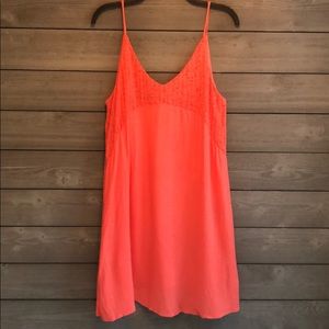 Coral Slip Dress
